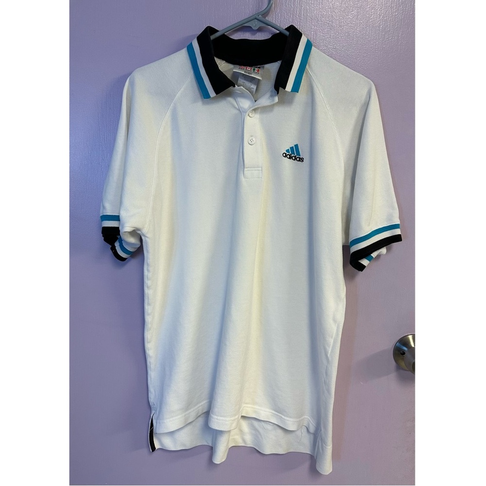 Adidas Men’s white polo shirt Size M